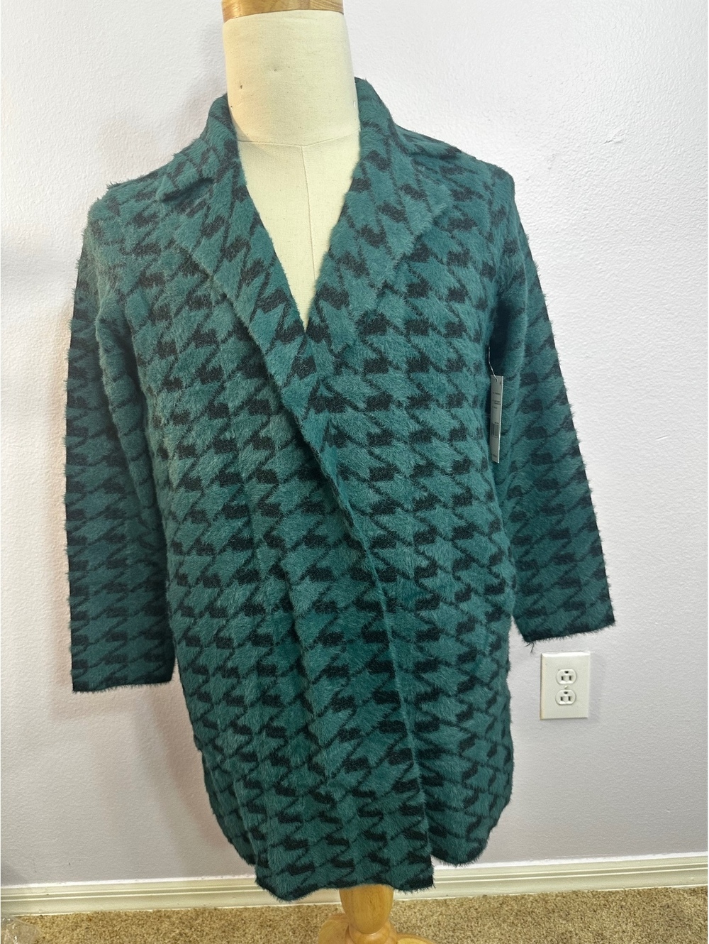 Liverpool Los Angeles Dark Forest Houndstooth Petite S Coat
